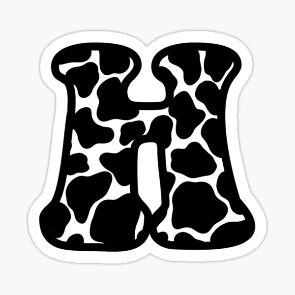 Yeehaw Cow Print Transparent Sticker Sticker for Sale by megsstickers
