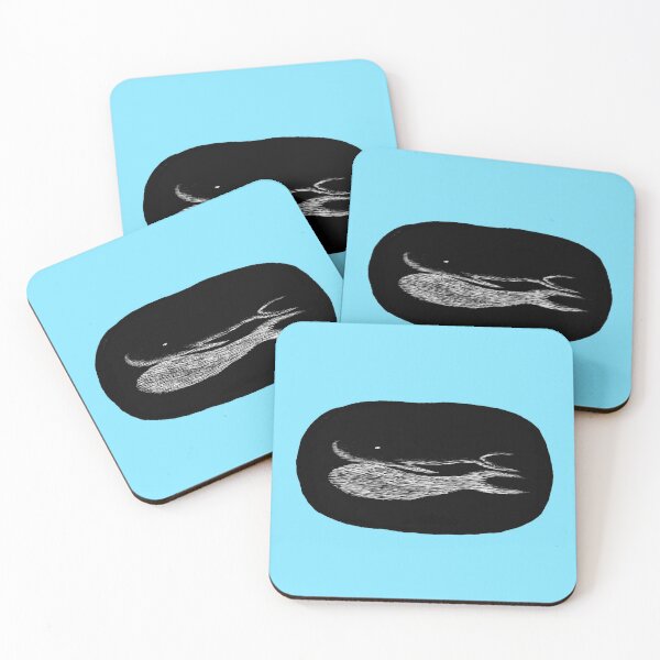 Item preview, Whale Dream Meditative Illustration black & white by Ungomario designed and sold by ungomario.