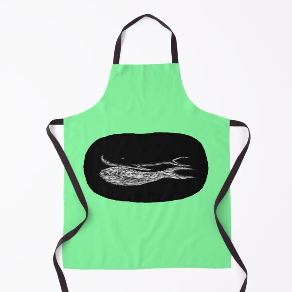 Item preview, Whale Dream Meditative Illustration black & white by Ungomario designed and sold by ungomario.