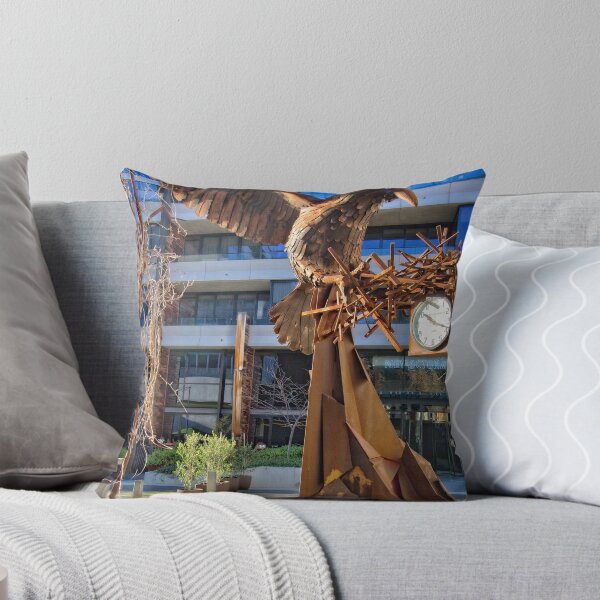 Item preview, Pájaro de hierro cerca del edificio Nishi en Canberra / ACT / Australia (4) designed and sold by Wolf Sverak Photography.