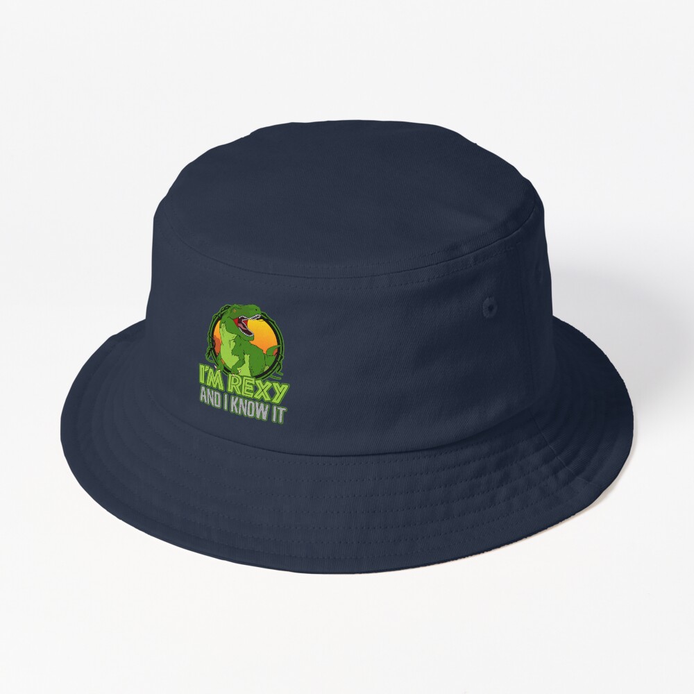 New Chrome Dino White Bucket Hat birthday Golf Cap Caps Women