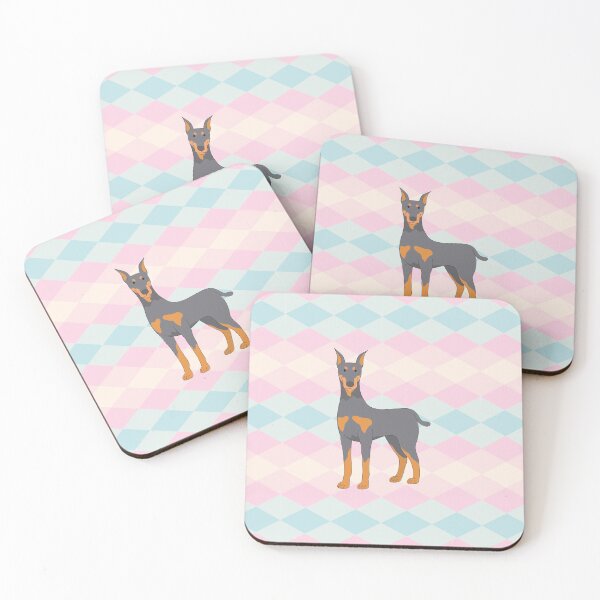 Item preview, Doberman Geometric Background - Dog designed and sold by DAFIN.