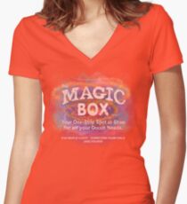 The Magic Box - For all your Occult Needs Women's Fitted V-Neck T-Shirt