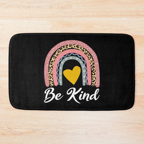 Item preview, Be kind leopard rainbow pattern colorful heart design  designed and sold by Decconer.