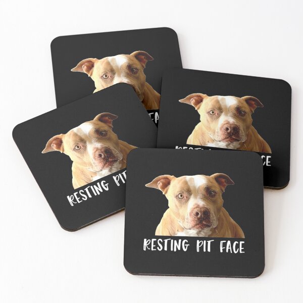 Item preview, Funny Pitbull Dog, Resting Pit Face designed and sold by wowart4u.