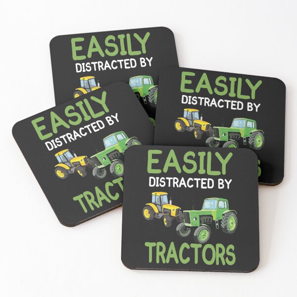 Item preview, Easily distracted by tractors t-shirt Tractor awesome gift for Farmers designed and sold by Titmit.