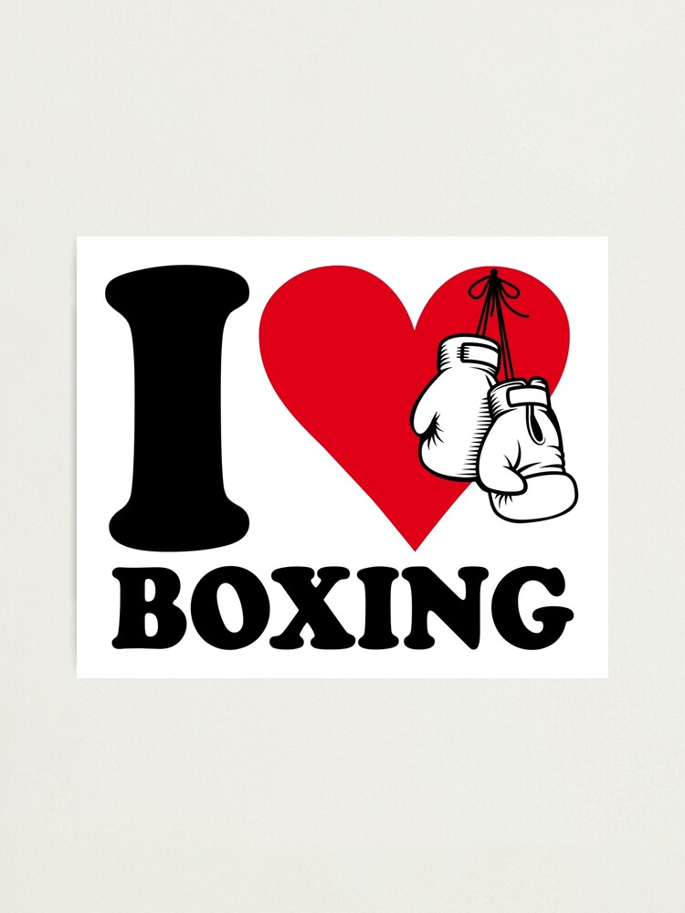 I love boxing | Photographic Print