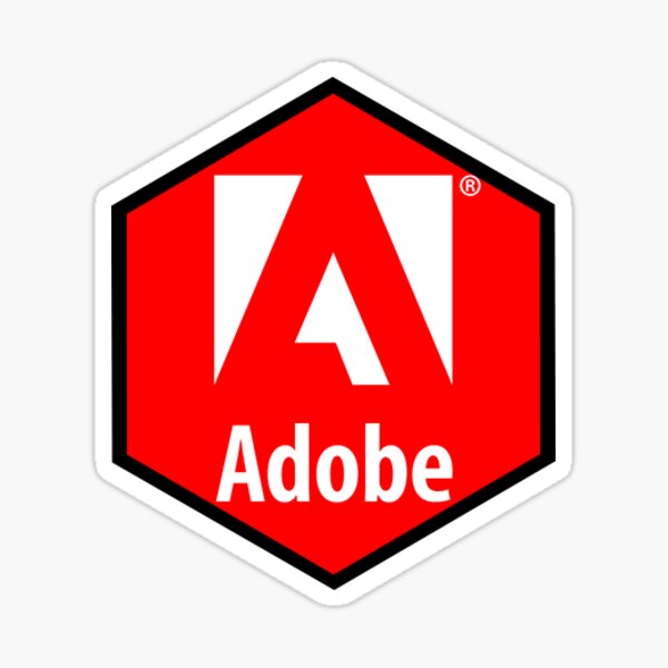 Item preview, Adobe Hexagon designed and sold by JFKsStickers.