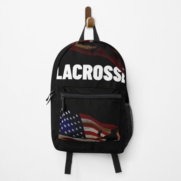 Item preview, lacrosse usa american flag designed and sold by Polla-Shirt.