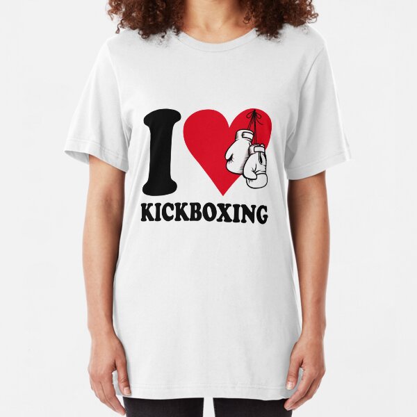 Me encanta el kickboxing Camiseta ajustada