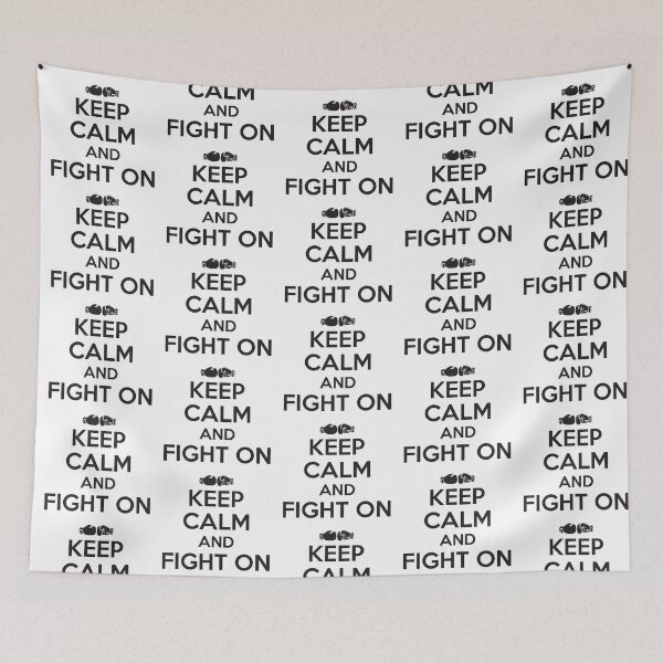 Item preview, Boxing: keep calm and fight on designed and sold by nektarinchen.