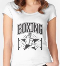 Boxing Women's Fitted Scoop T-Shirt