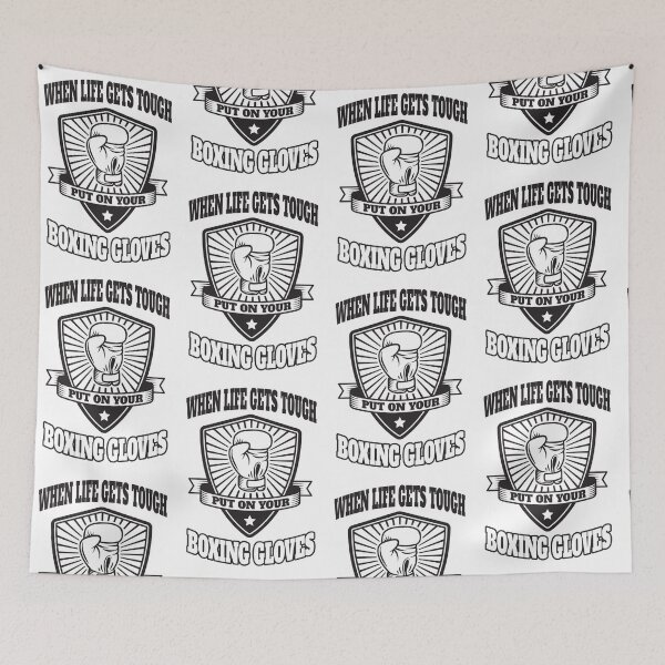 Item preview, When life gets tough put on your boxing gloves designed and sold by nektarinchen.