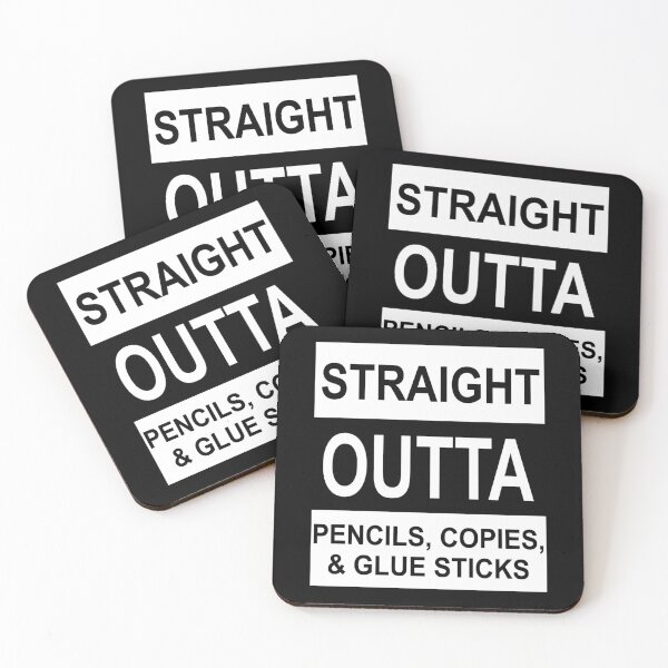 Item preview, Straight Outta Pencils, Copies , & Glue Sticks. Funny Shirt For Teachers - #TeacherLife designed and sold by AwakenedSoul.