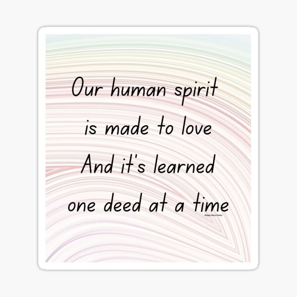 One Deed Sticker