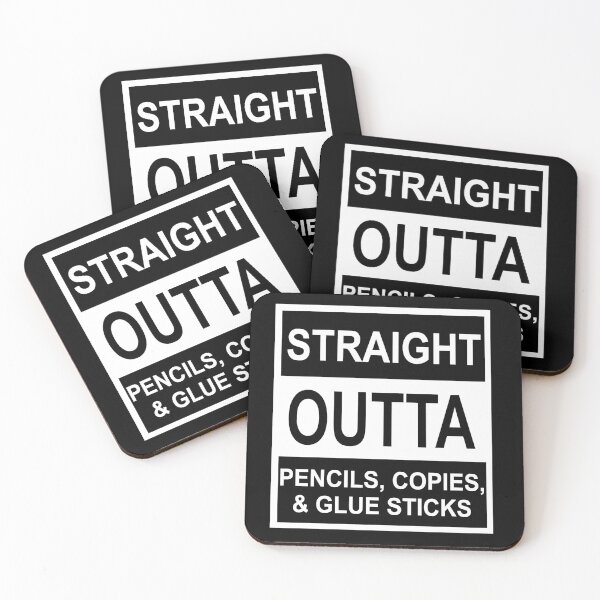 Item preview, Straight Outta Pencils, Copies , & Glue Sticks. Funny Shirt For Teachers - #TeacherLife designed and sold by AwakenedSoul.