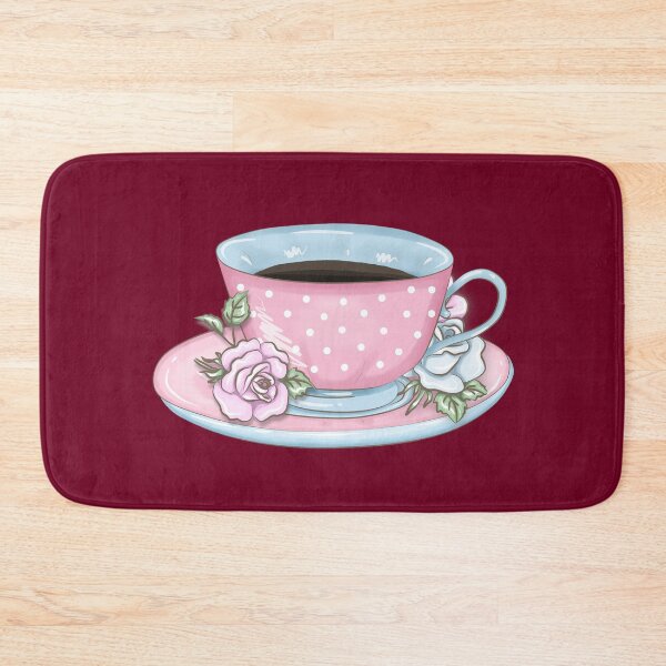 Item preview, Pink Watercolor Tea Cup With Flowers- Tea Party designed and sold by NewTrendings.