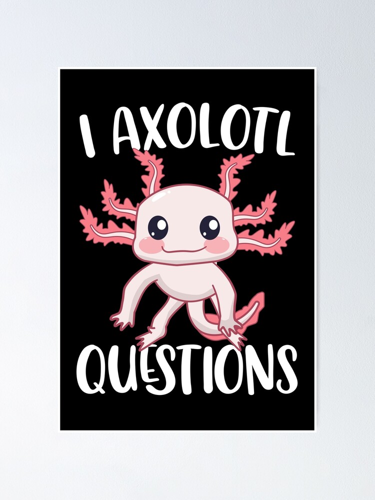 Cute Gaming Axolotl Video Game Computer Videogame PC Kawaii Anime Axolotl |  Photographic Print