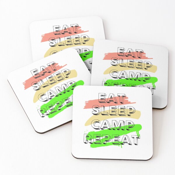 Item preview, Eat Sleep Camp Repeat  designed and sold by Peter Stawicki.