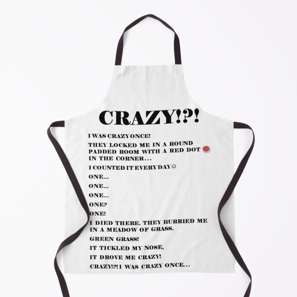 Item preview, crazy I was crazy once designed and sold by Punkydudesters Novelties .