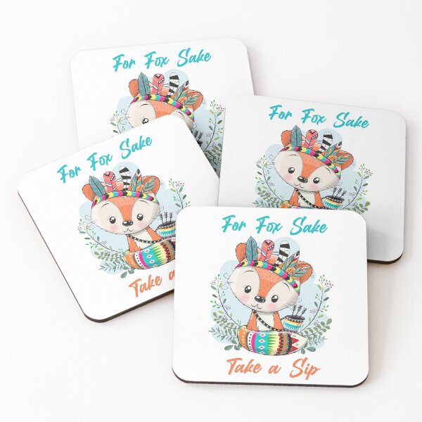 Item preview, For Fox Sake Take s Sip, Oh For Fox Sake, Fox Sake, Fox designed and sold by graphic-genie.