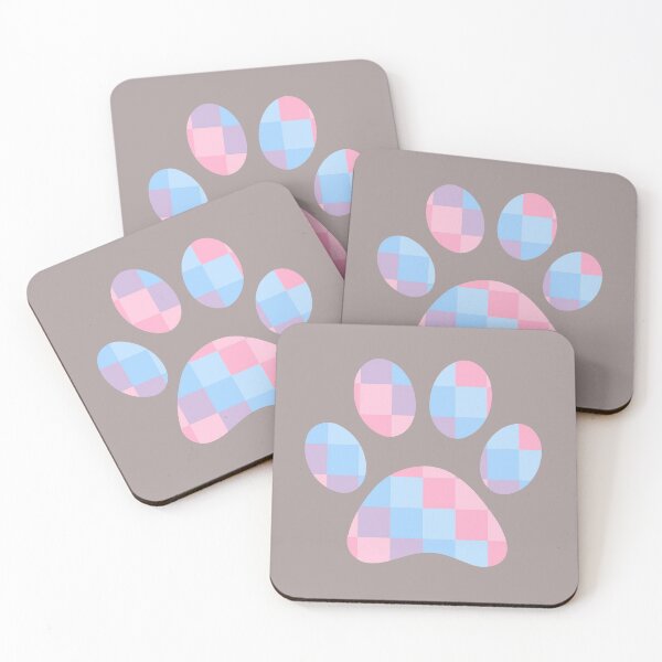 Item preview, Geometric Blue Colour Paw designed and sold by DAFIN.
