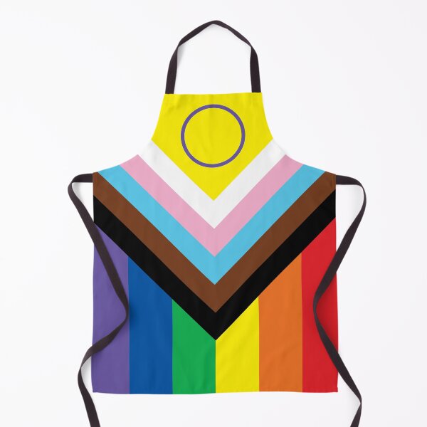 Item preview, New 2021 Intersex-Inclusive Progress Pride Flag designed and sold by HumanNation.