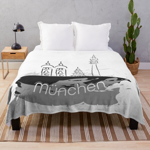 Item preview, Munich - Germany - Design in grayscale designed and sold by Lokalpatrioten.