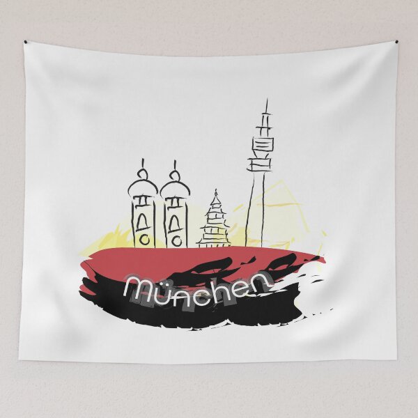 Item preview, Munich - Germany - design in national colors designed and sold by Lokalpatrioten.