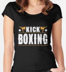 Kick Boxing Women's Fitted Scoop T-Shirt