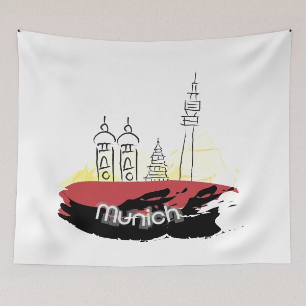 Item preview, Munich - Germany - design in national colors designed and sold by Lokalpatrioten.