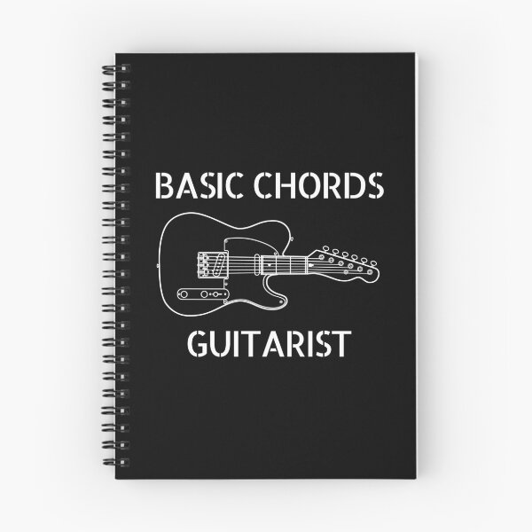 Item preview, Basic Chords Guitarist Three Frets T-Style Guitar Outline designed and sold by nightsworthy.