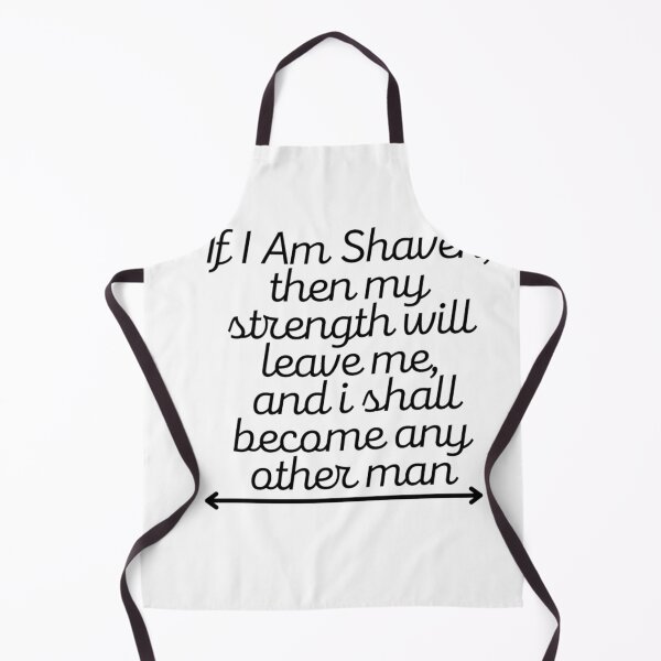 Item preview, If I Am Shaven,then my strength will leave me, and i shall become any other man | Motivation Quote designed and sold by namipaliso.