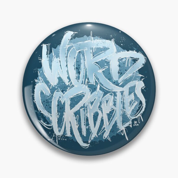 Item preview, Word Scribbles Logo (Fancy Ver) designed and sold by wordscribbles.