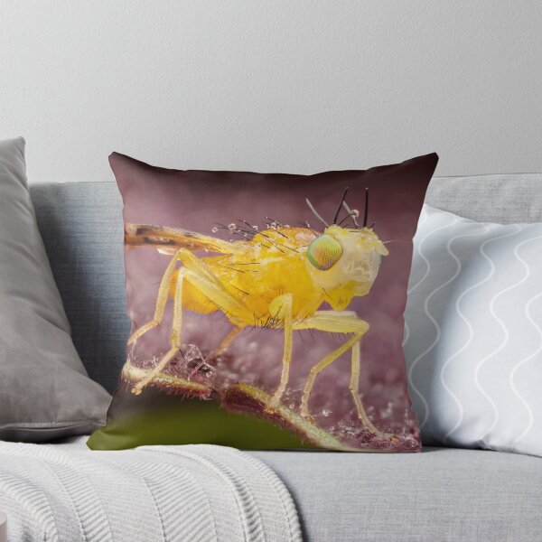 Item preview, Yellow Fruit Fly On Purple Leaf designed and sold by Dan Dexter.