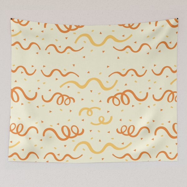 Item preview,  Cream colour decorative confetti design designed and sold by Giree07.