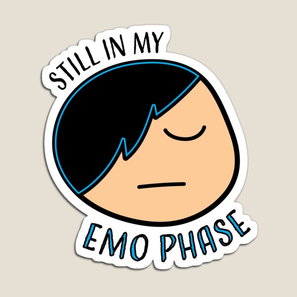 Item preview, Emo Phase - light blue short hair, light skin designed and sold by AnAngstyArtist.