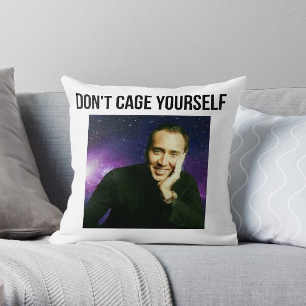 Nicolas Cage Immortality Throw Pillow