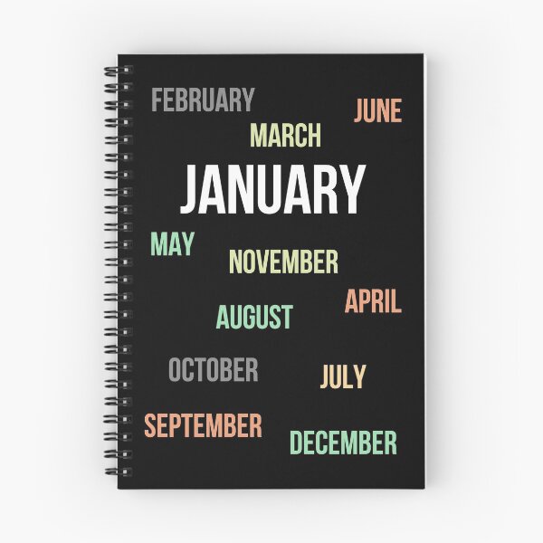 Item preview, Names of Months with Focus on January designed and sold by Digital Lama Creations.