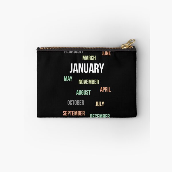 Item preview, Names of Months with Focus on January designed and sold by Digital Lama Creations.