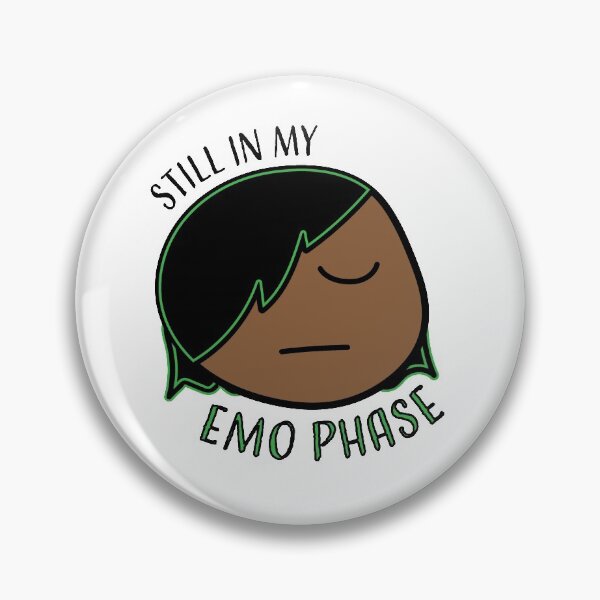 Item preview, Emo Phase - green long hair, copper skin designed and sold by AnAngstyArtist.