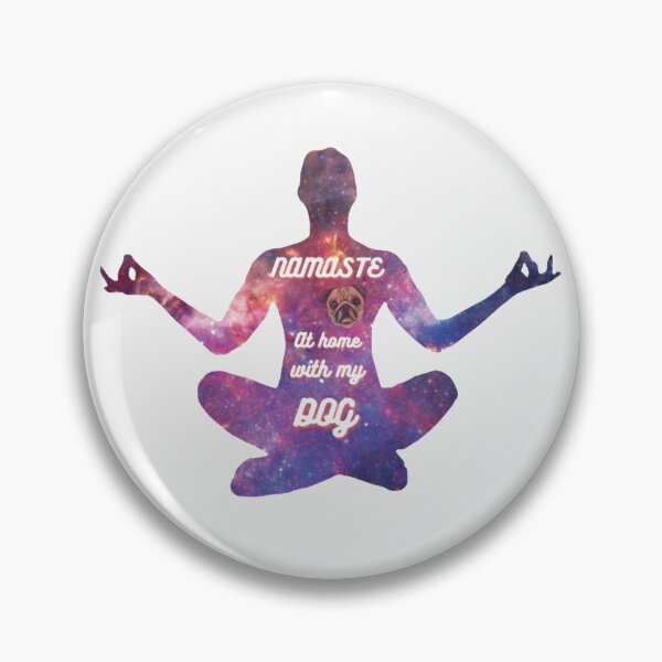 Artikelvorschau, Namaste zu Hause mit meinem Hund - lustiges Yoga-Hundedesign. entworfen und verkauft von THEPURITYSTAR.