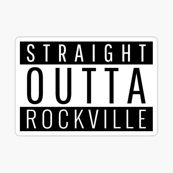 Item preview, Straight Outta Rockville Maryland  designed and sold by Teelogic.