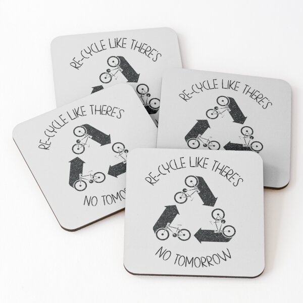 Item preview, Recycle Like There's No Tomorrow | Cycle Racing | Funny Cycling Quotes designed and sold by DrawingBoard.