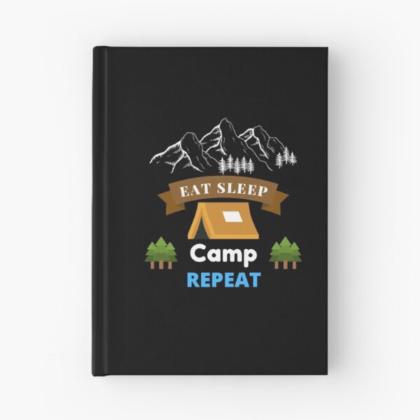 Artikelvorschau, Eat Sleep Camp-Wiederholung entworfen und verkauft von Water Flick.