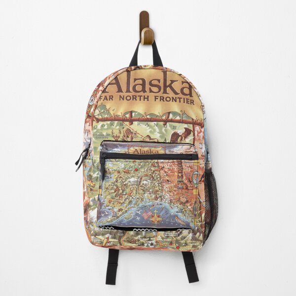 Item preview, Alaska Map Map, Travel and Explore designed and sold by Mauswohn.