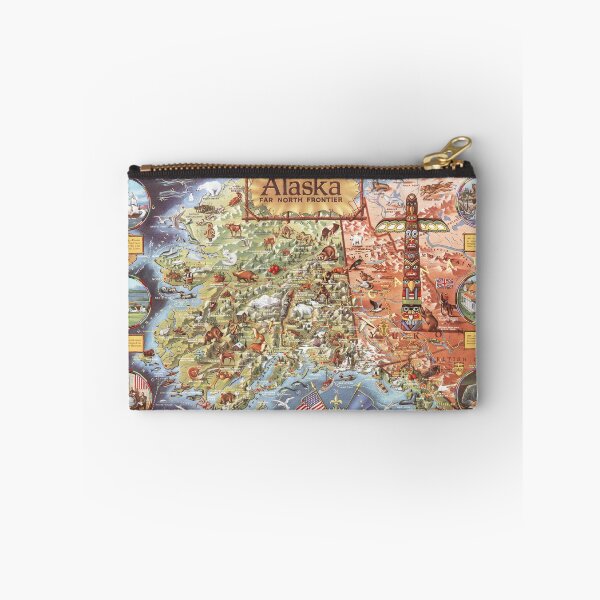 Item preview, Alaska Map Map, Travel and Explore designed and sold by Mauswohn.