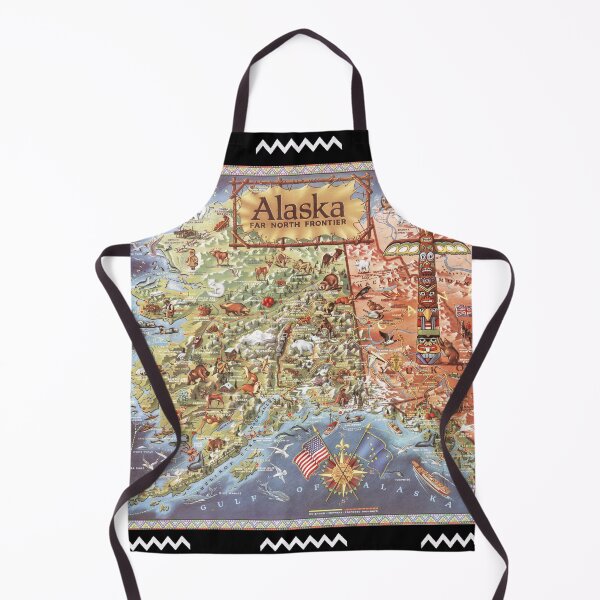 Item preview, Alaska Map Map, Travel and Explore designed and sold by Mauswohn.