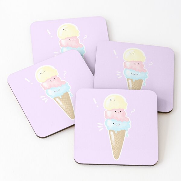 Item preview, Three Lil’ Creams designed and sold by Cozykawaii.