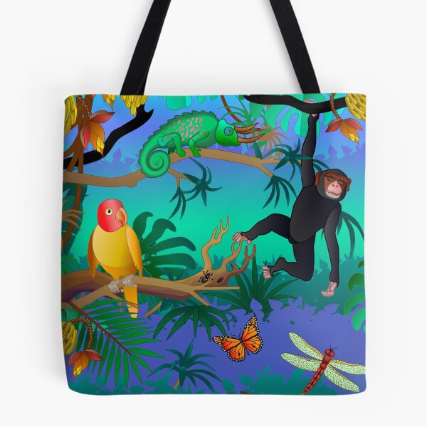 Item preview, jungle scene designed and sold by kathrynkonkle.